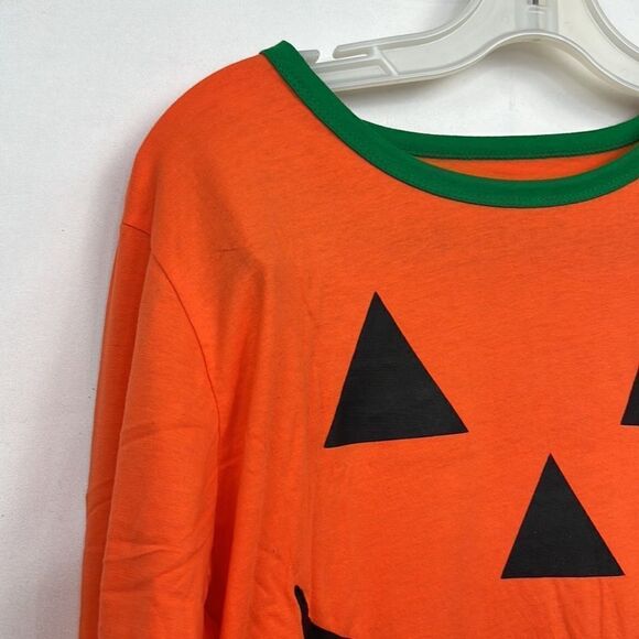 Pumpkin Halloween 2 piece cotton blend pajama set size 7/8 NWT - Picture 9 of 12